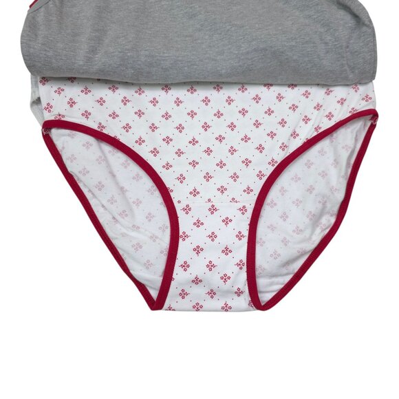 Laura Ashley Womens Medium Cotton Spandex Floral Panties Briefs 5-Pack Tag Free - Picture 10 of 13